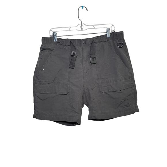 The North Face gray nylon utility shorts mens large gorpcore outdoors hiking - Picture 1 of 10